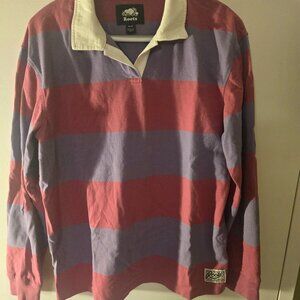 🍁 Women’s Polo Shirt – Rare Retro Stripes (Size US M)